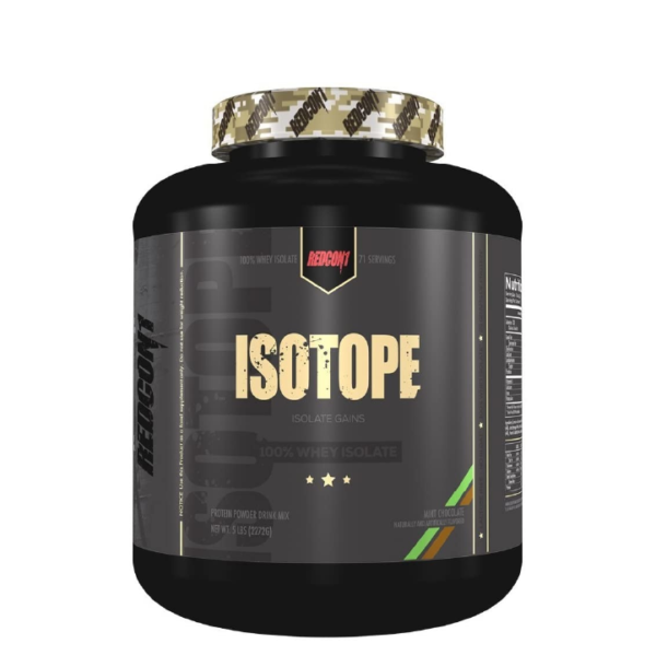 Redcon1 Isotope 100% Whey Isolate, Body Fuel India's no.1 Authentic Online Supplement Store, 5 lbs, Mint Chocolate